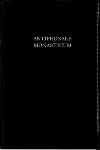 Carte Antiphonale monasticum 1 de tempore 