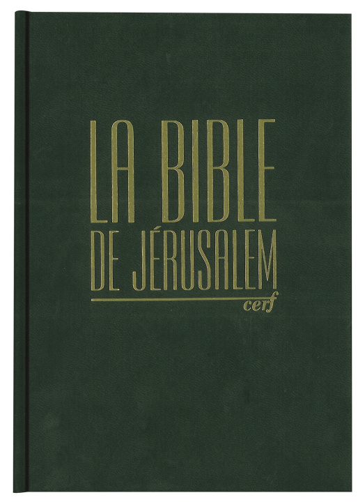 Книга BIBLE DE JERUSALEM COMPACTE RELIEE VERTE collegium