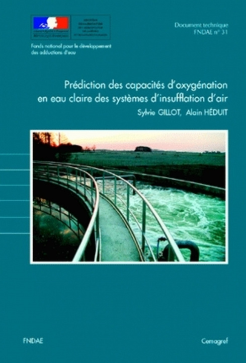 Könyv Prédiction des capacités d'oxygénation en eau claire des systèmes d'insufflation d'air Héduit