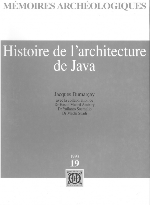 Knjiga Histoire de l'architecture de Java Jacques