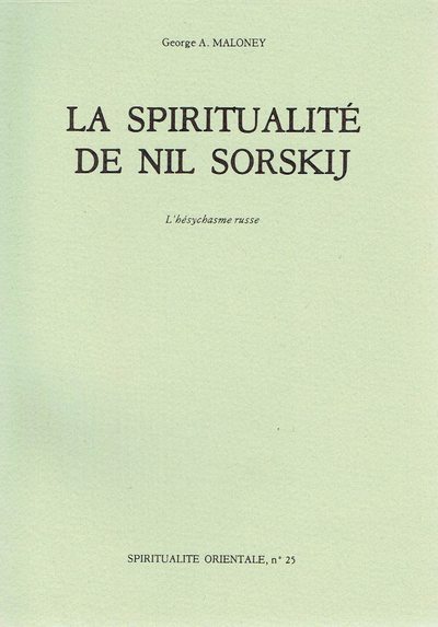 Kniha La spiritualité de Nil Sorsky G. Maloney