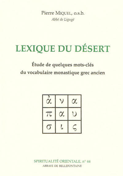 Könyv Lexique du désert P. Miquel