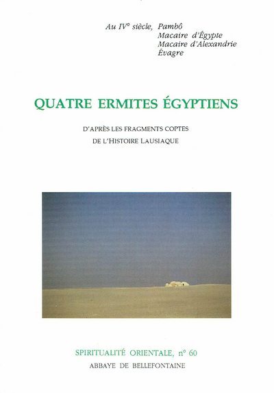 Book Quatre ermites égyptiens Gabriel Bunge