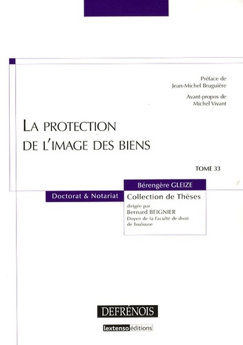 Книга la protection de l'image des biens Gleize b.