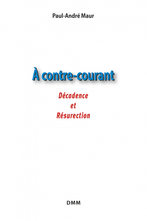 Kniha A contre courant Maur.