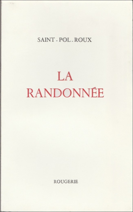 Knjiga LA RANDONNEE Saint-Pol-Roux