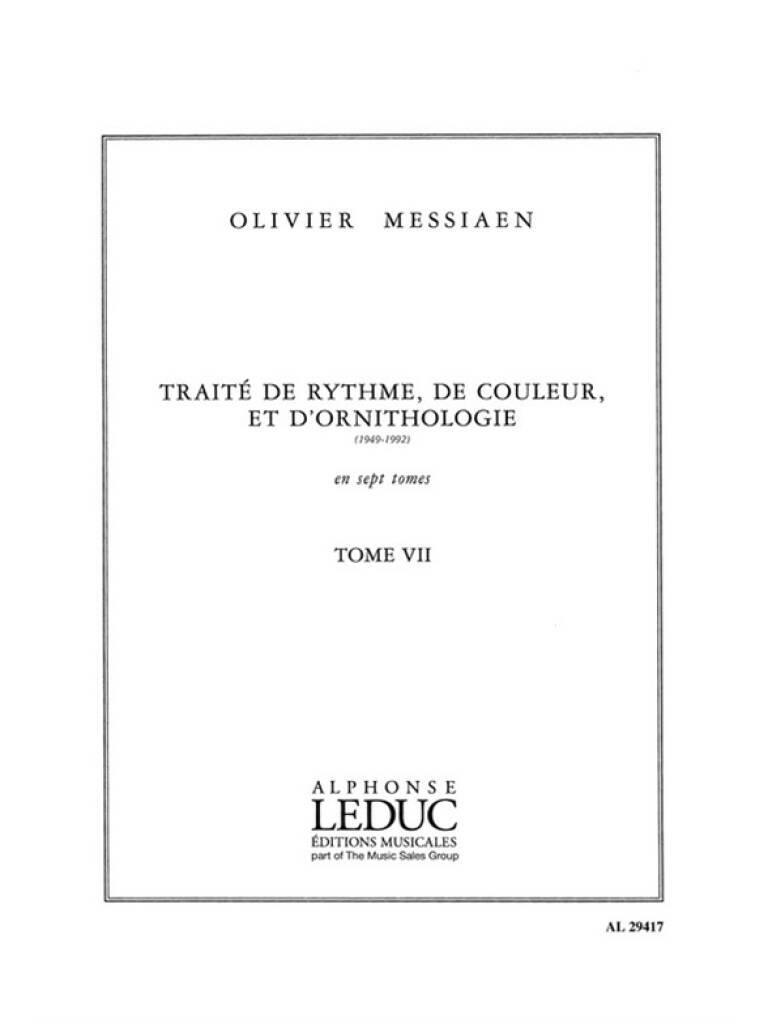 Carte TRAITE DE RHYTHME DE COULEUR ET D MESSIAEN