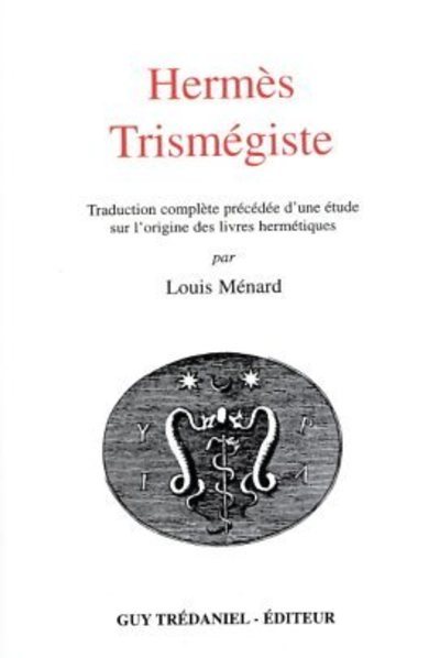Libro Hermes trismegiste Louis Ménard