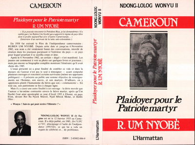 Carte Cameroun, plaidoyer pour le patriote martyr Um Nyobe 