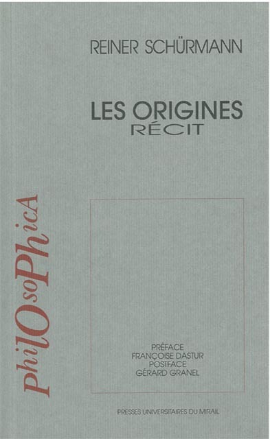 Knjiga LES ORIGINES SCHURMANN R