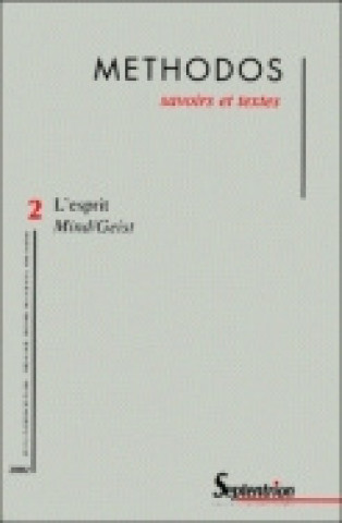 Książka REVUE METHODOS NUMERO 2-2002 :  L'ESPRIT MIND/GEIST 