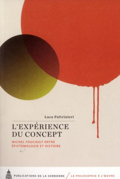 Book L'expérience du concept Paltrinieri