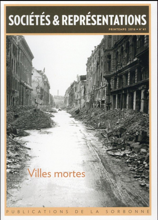 Kniha Villes mortes printemps 2016 n°41 Tillier