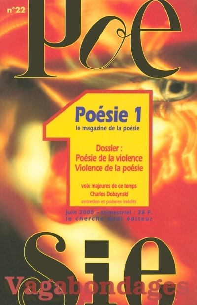 Book Revue Poésie Vagabondages - Poésie de la violence, Violence de la poésie - numéro 22 