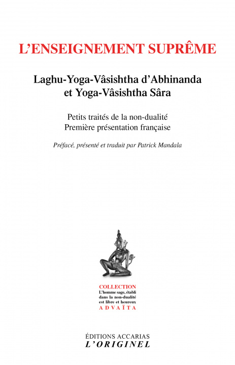 Knjiga L'enseignement suprême ABHINANDA