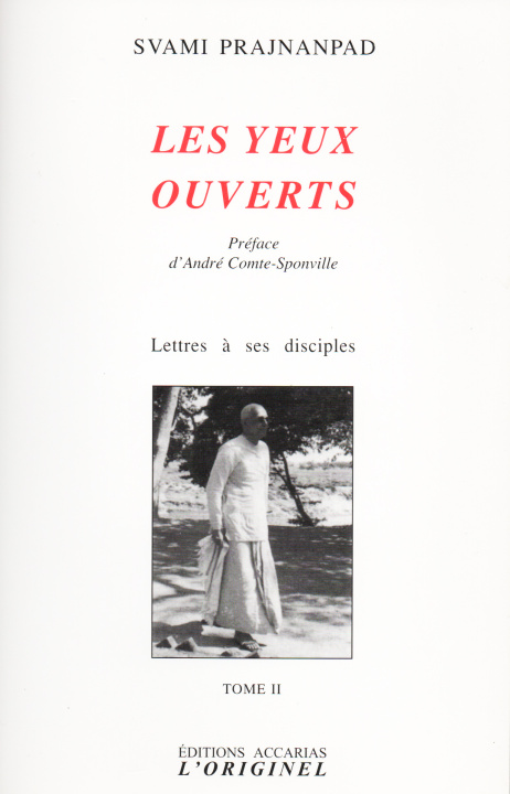 Buch Les yeux ouverts PRAJNANPAD