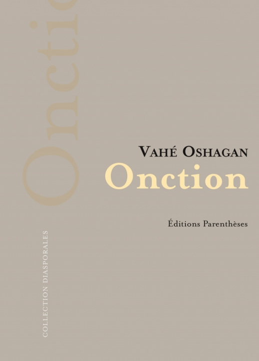 Knjiga Onction Vahé OSHAGAN