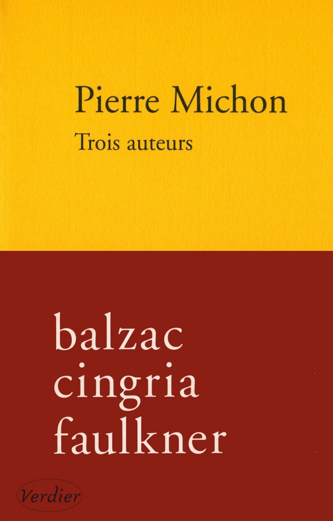 Livro Trois auteurs Michon