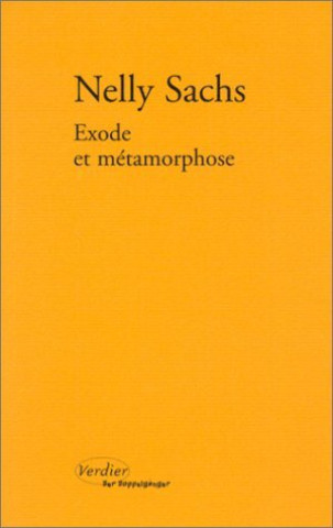 Boek Exode et métamorphose Sachs