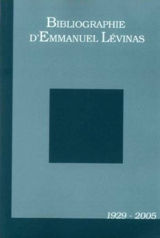 Kniha Bibliographie d'Emmanuel Levinas Fabre