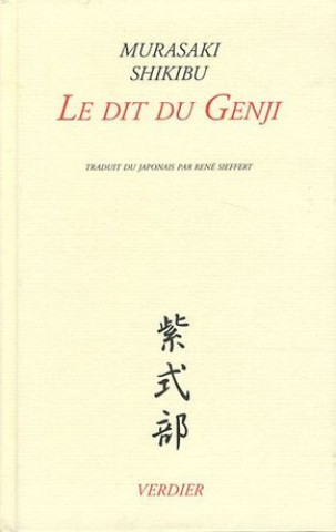 Kniha Le dit du Genji MURASAKI SHIKIBU