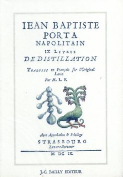 Boek De distillationibus - broche collegium