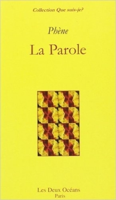Kniha La parole Phène
