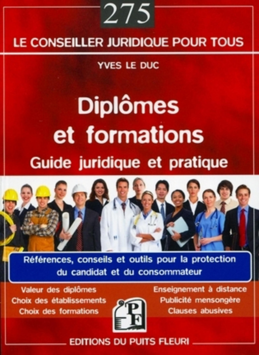 Kniha Diplômes et formations : guide juridique et pratique Le Duc