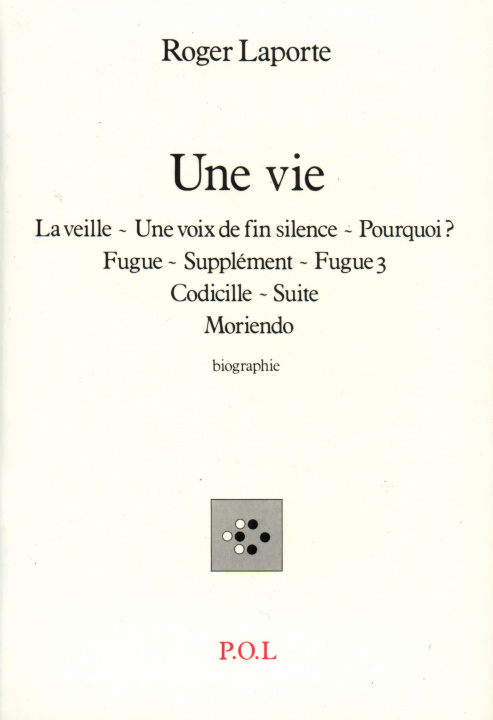 Knjiga Une Vie Laporte