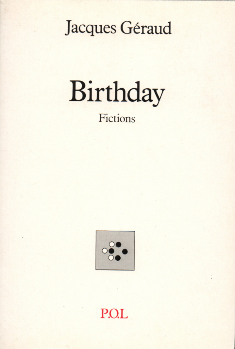 Book Birthday Géraud