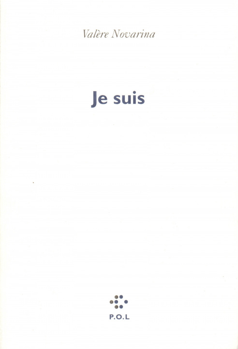 Book Je suis Novarina