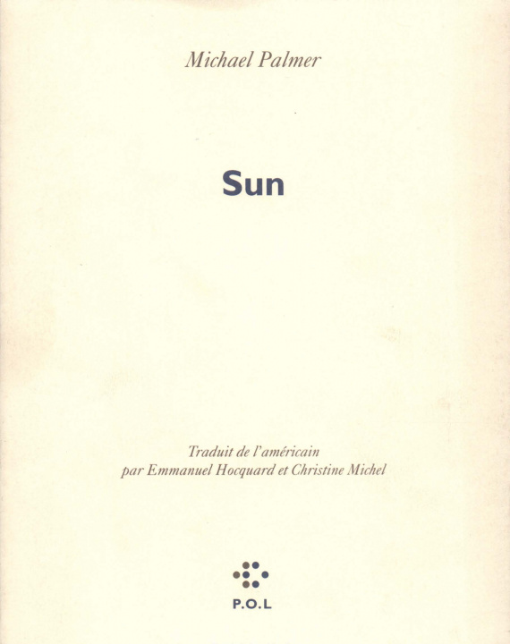 Knjiga Sun Palmer