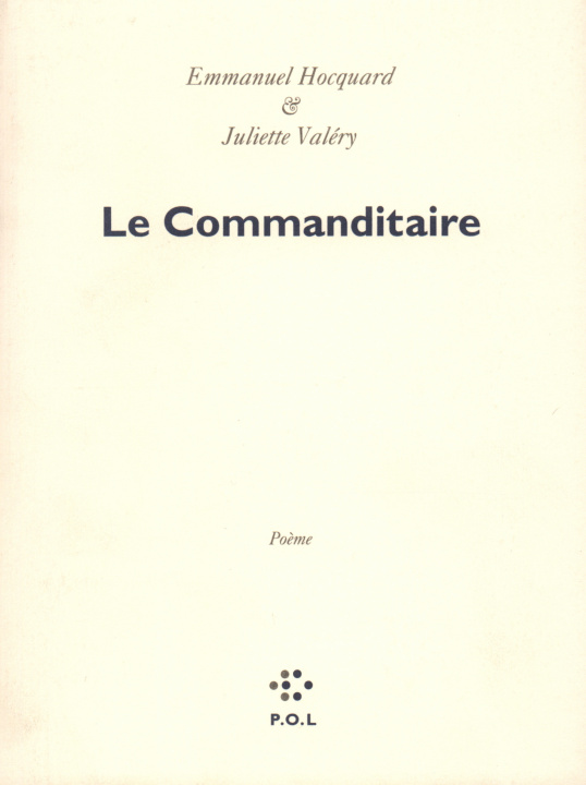 Knjiga Le Commanditaire Hocquard