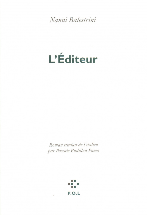 Libro L'Éditeur Balestrini