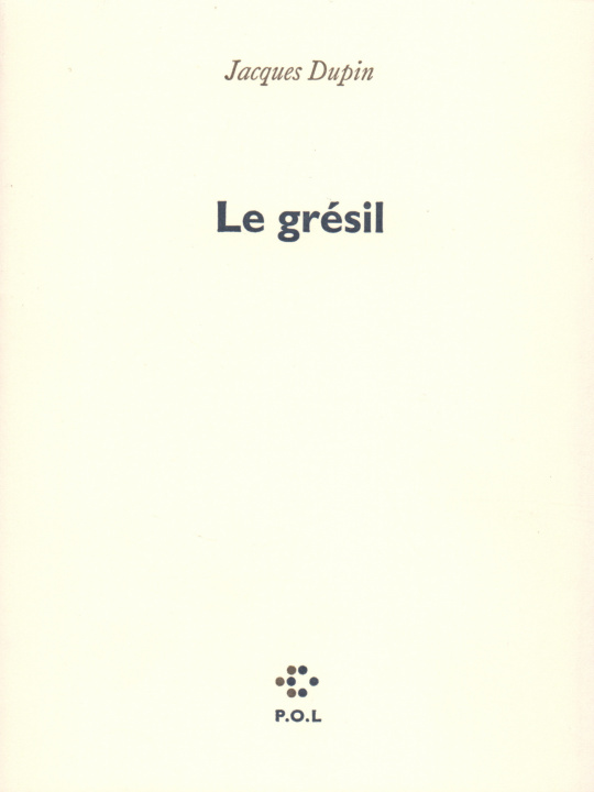 Book Le grésil Dupin