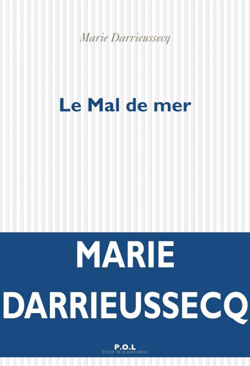 Kniha Le Mal de mer Darrieussecq