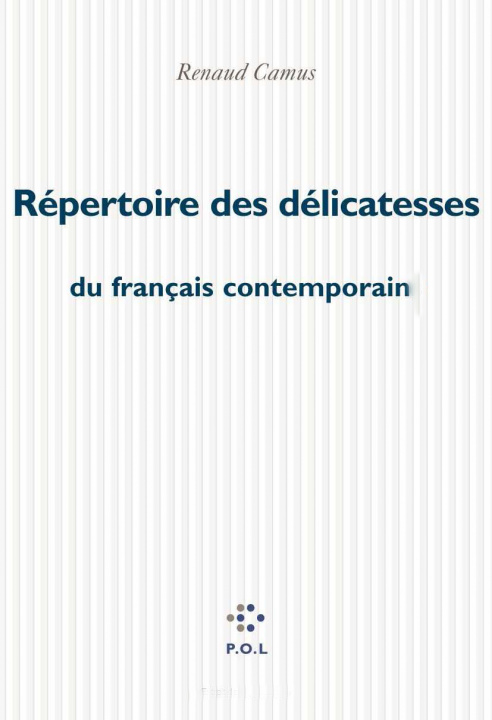 Книга Répertoire des délicatesses du français contemporain Camus