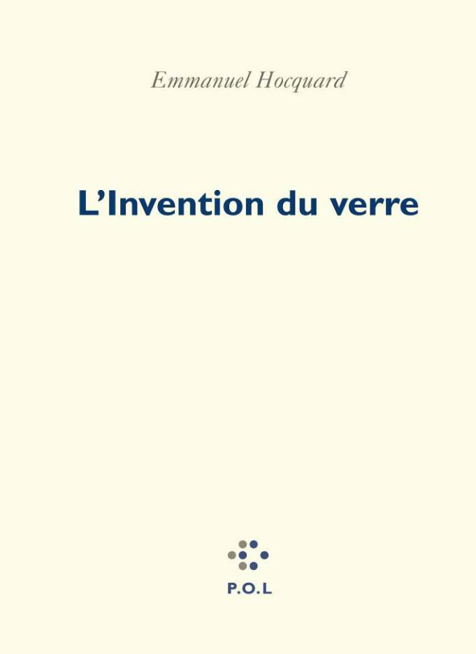 Libro L'Invention du verre Hocquard