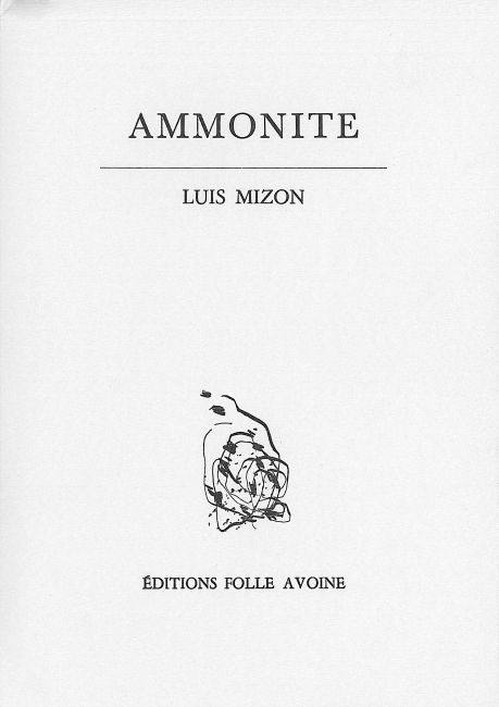 Kniha Ammonite Luis Mizon
