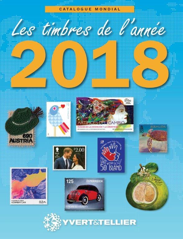 Carte CATALOGUE MONDIAL DES TIMBRES  ANNEE 2018 ET TELLIER
