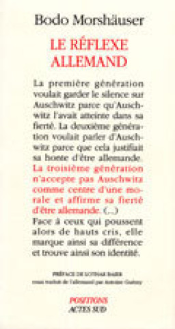 Buch Le réflexe allemand Baier