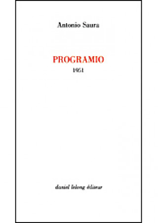 Książka Programio 1951 Saura