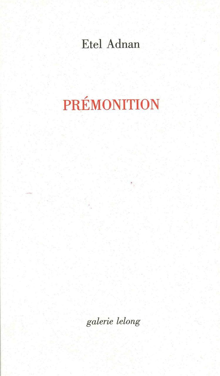 Livro Premonition Adnan