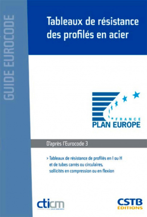 Livro Tableaux de résistance des profilés en acier CTICM
