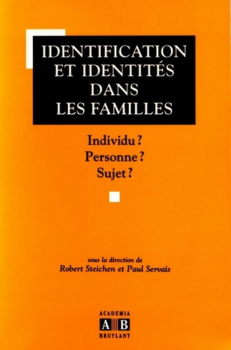 Kniha Identification et identités dans les familles Servais