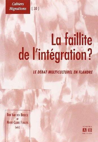 Knjiga La faillite de l'intégration ? Van den Broeck
