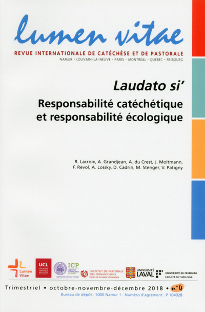 Book Lumen vitae numéro 4 Laudato si' collegium