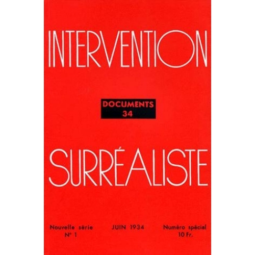 Knjiga DOCUMENTS 34 INTERVENTION SURREALISTE 