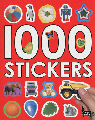 Knjiga 1000 STICKERS Delphine Lacharron