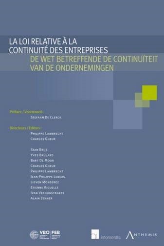 Knjiga la loi relative à la continuité des entreprises collegium